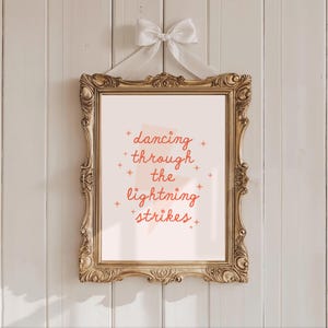 Opalite The Life of a Showgirl Taylor Poster Quote Lyric Print Subtle Office Decor Home Room Artwork Preppy Printable Y2K Digital Download