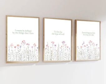 To Live For The Hope Of It All Taylor Poster Lyrics Print I Wanna Be Defined By The Things That I Love Daylight Decor Office Home Download