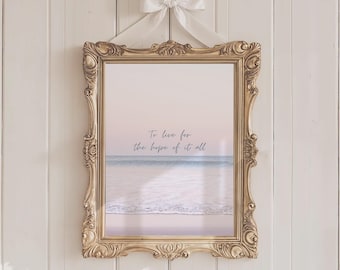 To Live For The Hope Of It All Taylor Poster Quote Lyric Print Subtle Office Decor Home Room August Digital Printable Preppy Bedroom Artwork