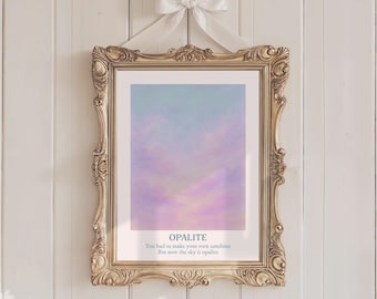 Opalite The Life of a Showgirl Taylor Poster Quote Lyrics Print Sky Printable Subtle Office Decor Home Room Artwork Preppy Digital Download