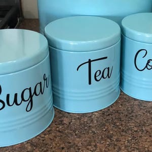 Coffee Tea And Sugar Labels