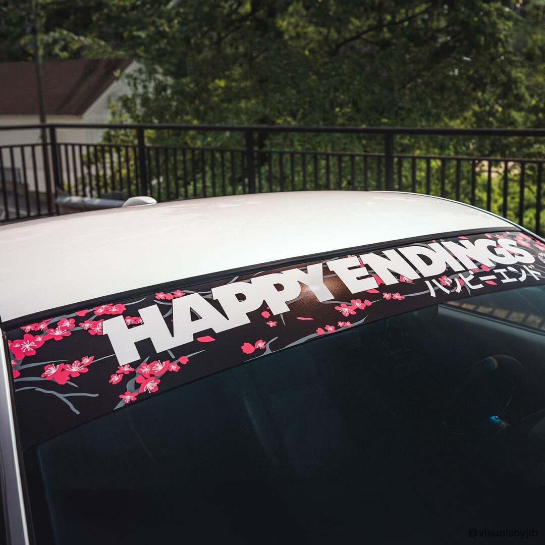 Windshield Banner - Cherry Blossoms Edition 60 Windshield Banner - Cherry Blossoms Edition 60