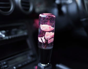 Shift Knob - Sparkling Roses (Pink)