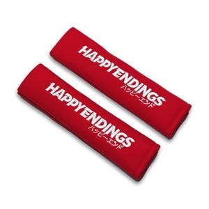 Seat Belt Covers - Red (Pair)