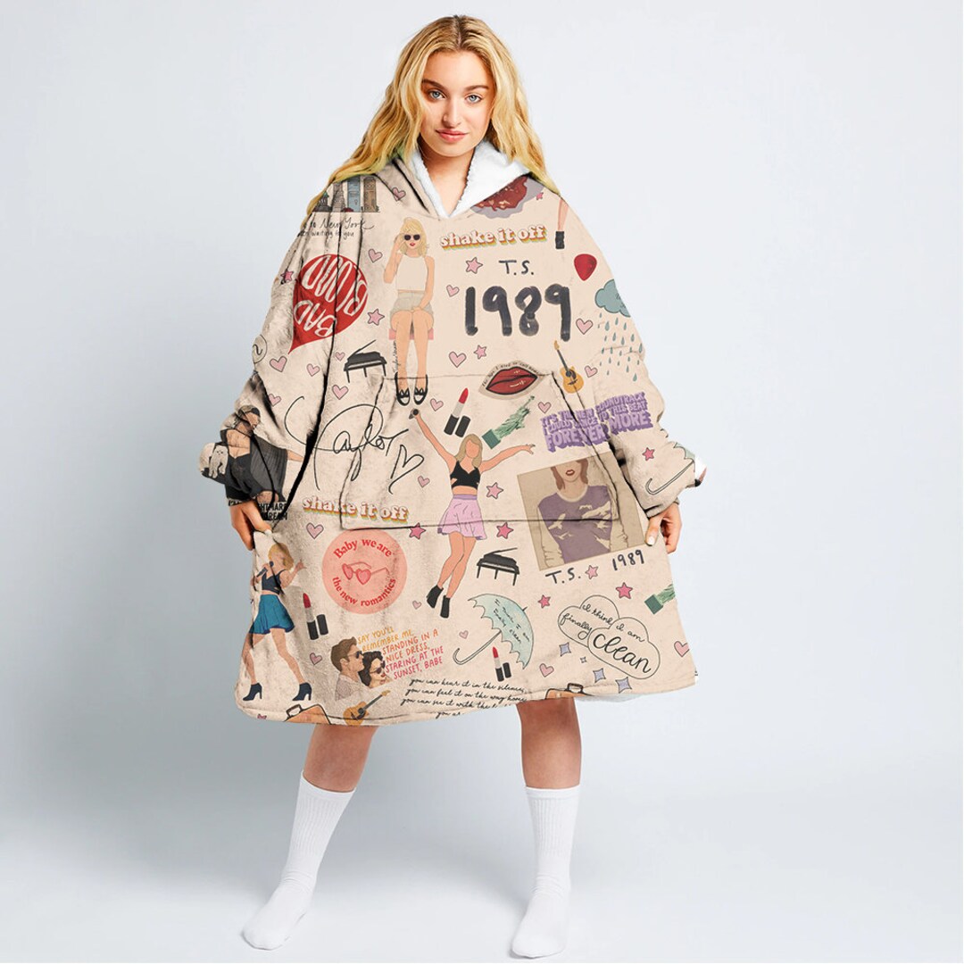 Taylor Swift Blanket Hoodie Christmas Swiftie Wearable Etsy UK Taylor swift blanket hoodie christmas swiftie wearable etsy uk