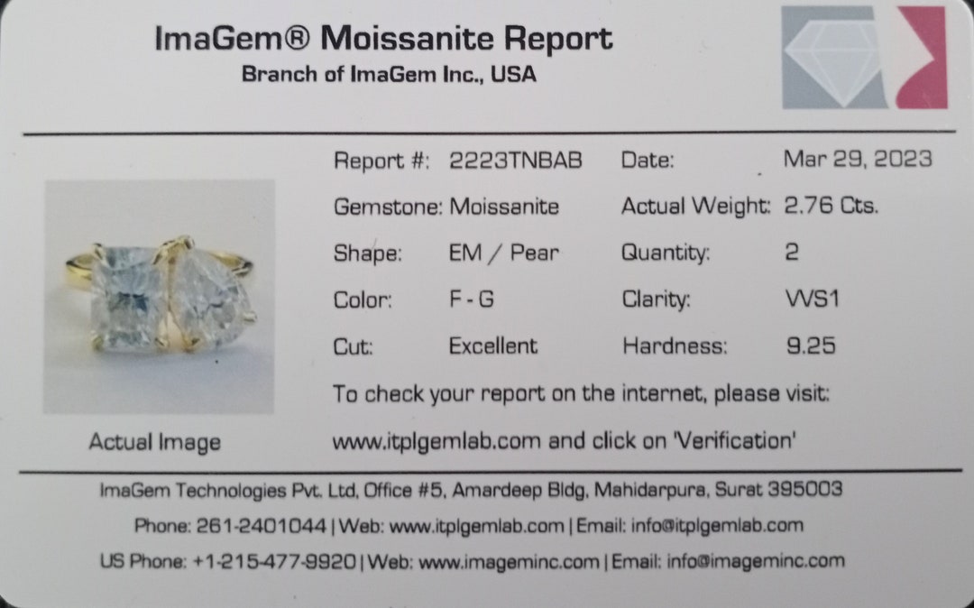 Jewelry Certificate of Authenticity Etsy