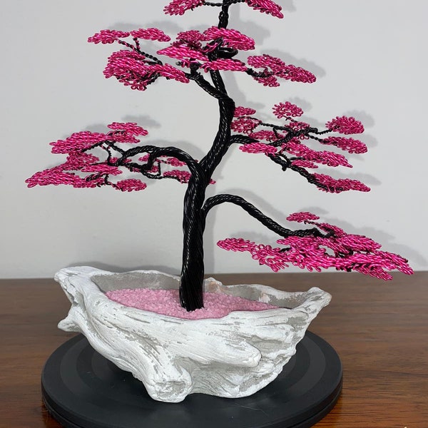 Bonsai in filo di alluminio: una fusione senza tempo di arte e natura"