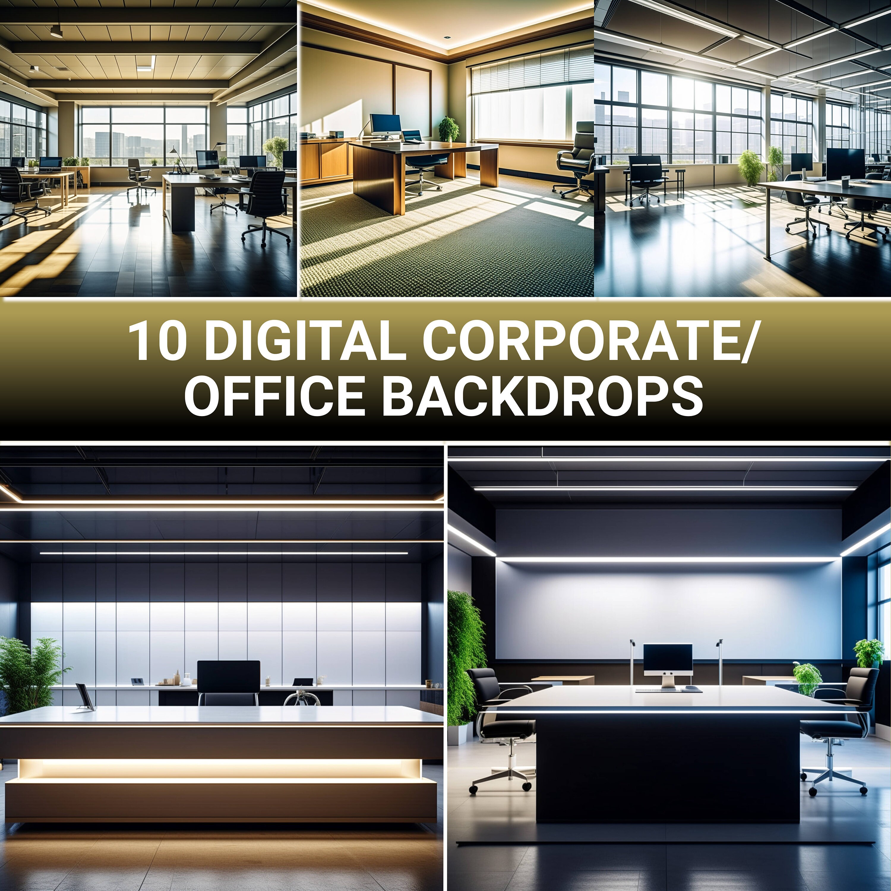 10 Unique Digital Office Backdrops Corporate Business Work Etsy UK