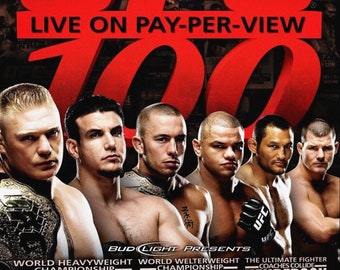 UFC 100 - Les posters et les affiches - UFC Fans