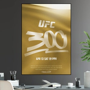 UFC 300 Alex Pereira vs Jamahal Hill Título do Cinturão Meio Pesado Gaethje Holloway Oliveira Cartaz da Luta Ultimate Fighting Greatest