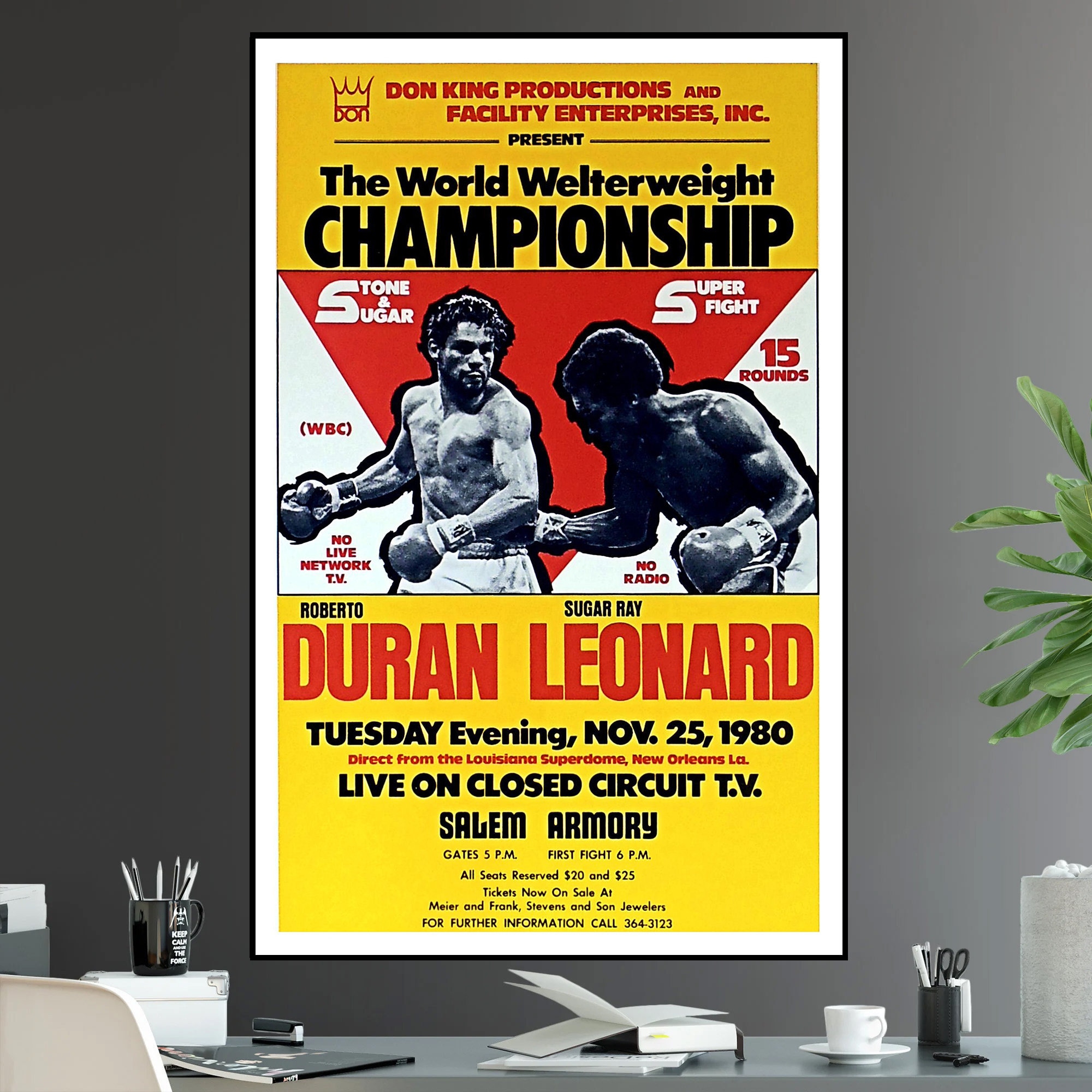 Sugar Ray Leonard Vs. Roberto Duran II 2 Undisputed Welterweight