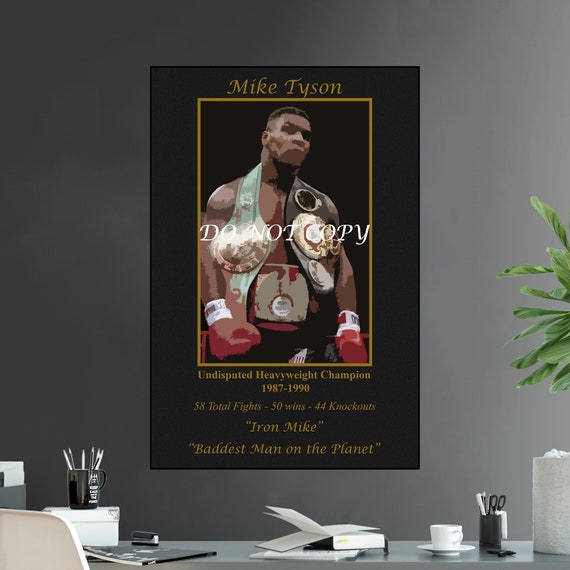 Mike Tyson Undisputed Heavyweight Champion Iconic Fighter Stats