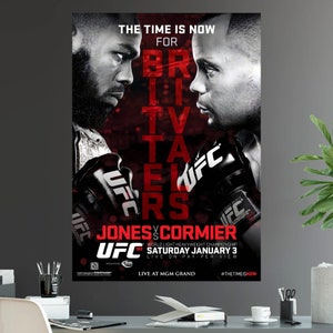 Cartaz da luta pelo título dos meio-pesados do UFC 182 Jon Jones x Daniel Cormier Bitter Rivals