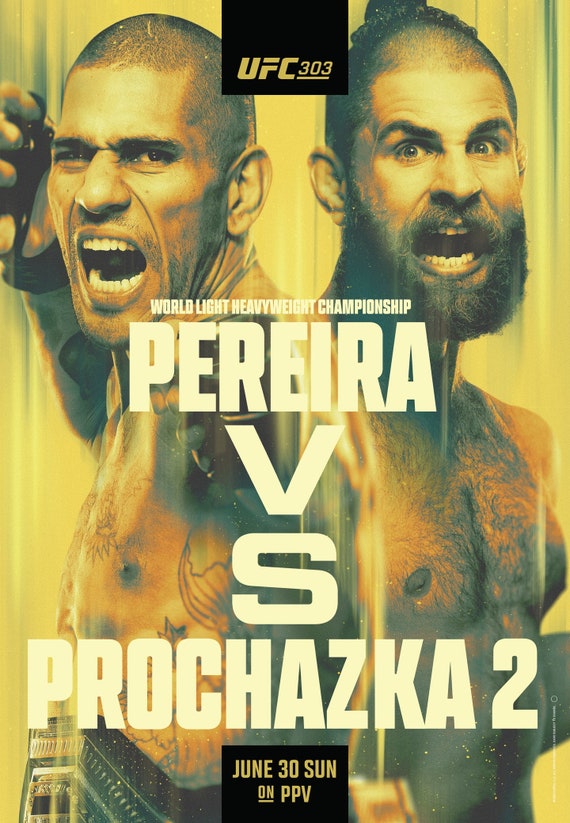 UFC 303 Sugar Alex Pereira Vs Jiri Prochazka 2 Light Heavyweight
