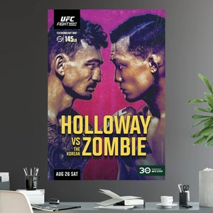 Cartaz da luta pelo título do UFC Fight Night: Max Holloway vs. The Korean Zombie
