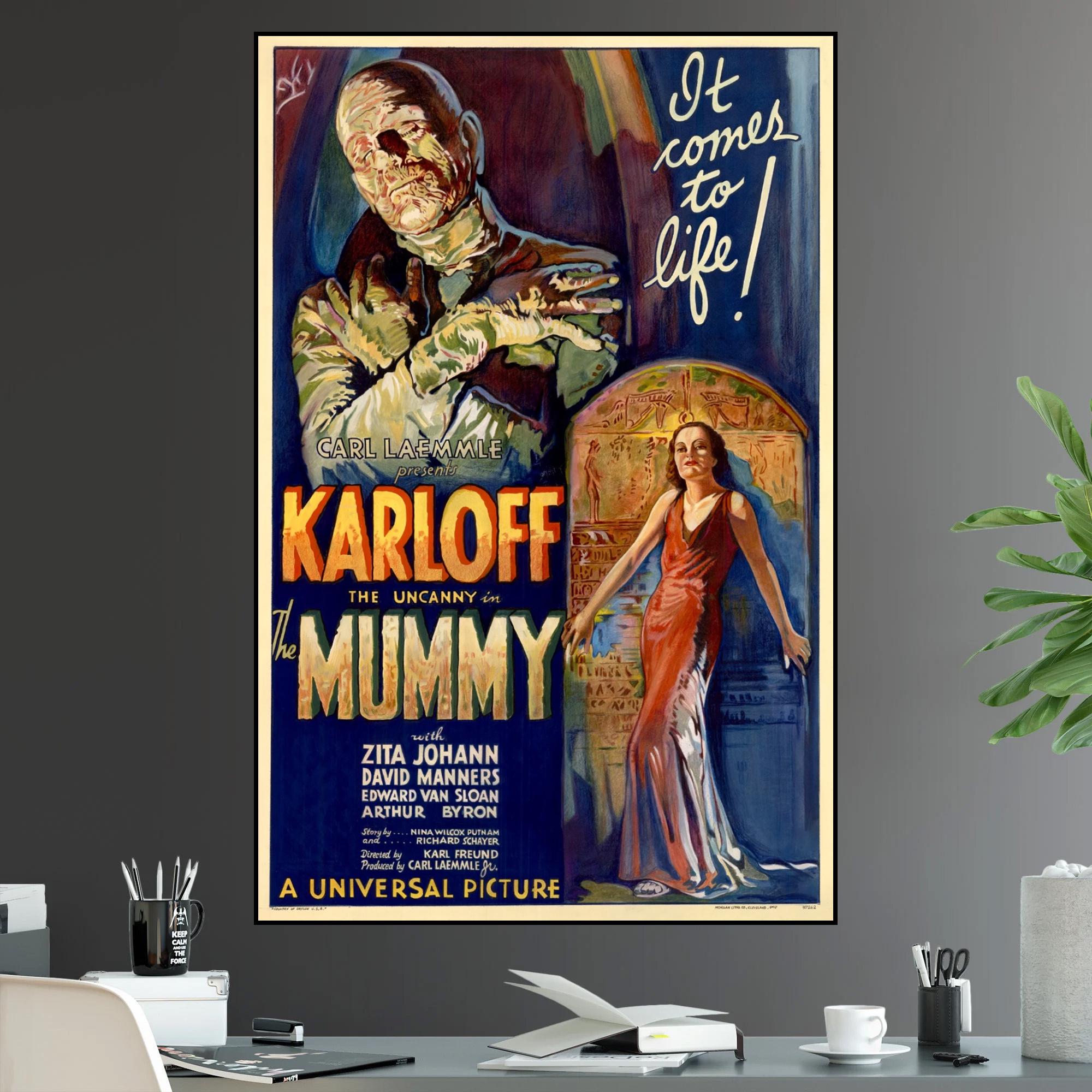 The Mummy Movie Poster Vintage Styled Reproduction 1932 Horror
