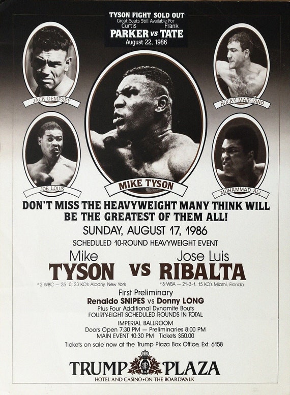 Mike Tyson Vs. Jose Luis Ribalta Undisputed Heavyweight World