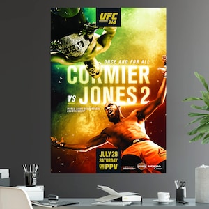Cartaz da luta pelo título dos meio-pesados do UFC 214 Jon Jones x Daniel Cormier 2