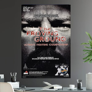 UFC 11 XI The Proving Groung Fight Poster Print 11x16 Mark Coleman Tank Abbott