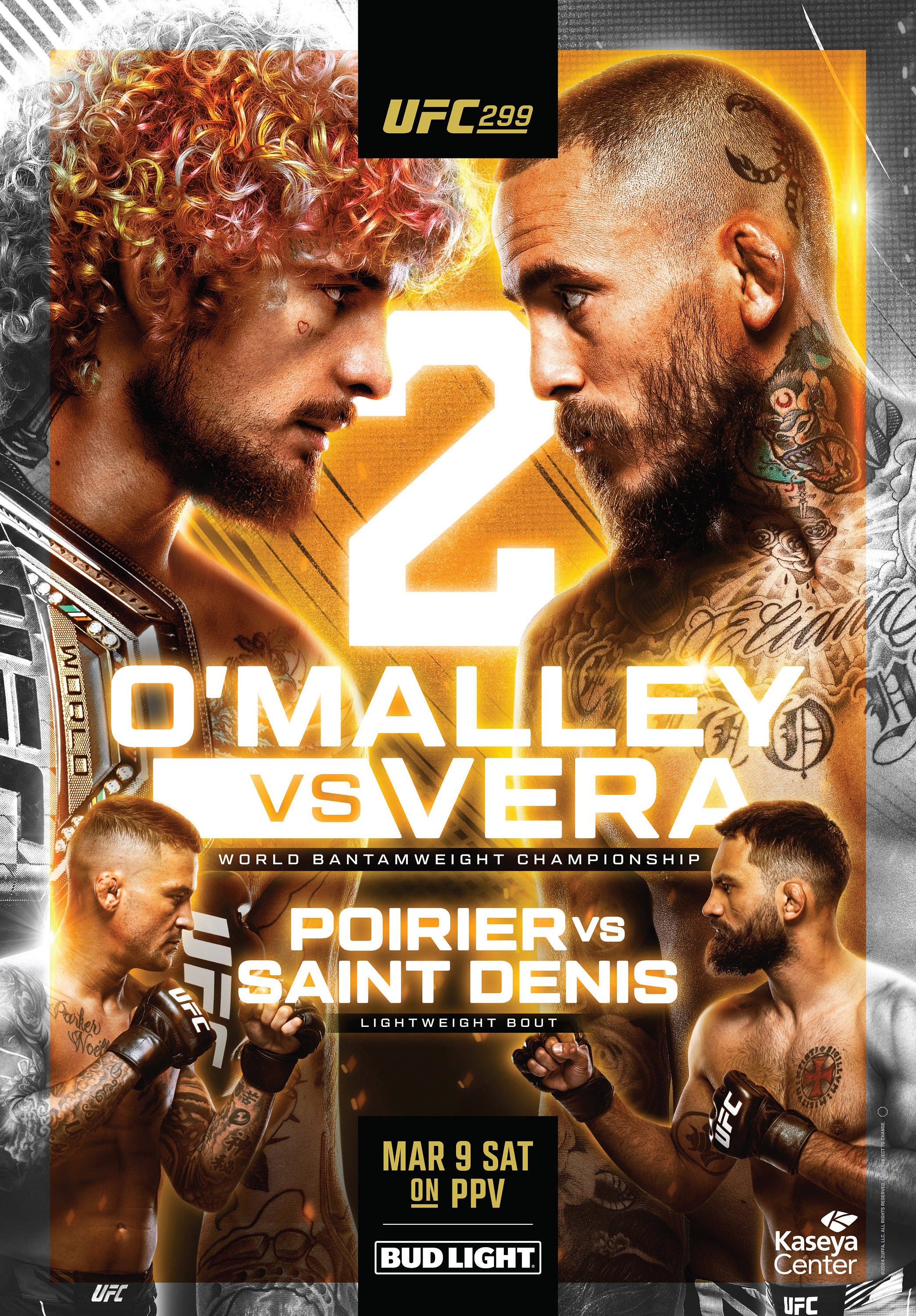 UFC 299 Sugar Sean O' Malley Vs. Marlon Vera 2 Bantamweight