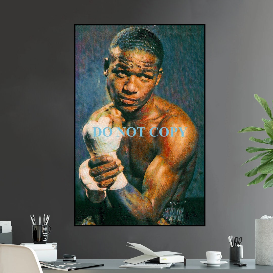 Sugar Ray Robinson Undisputed Champion Iconic Fighter Series 4 Poster