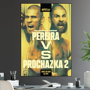 UFC 303 Sugar Alex Pereira Vs Jiri Prochazka 2 Light Heavyweight Championtitel Titel Titel Schuaaaaaaaaa