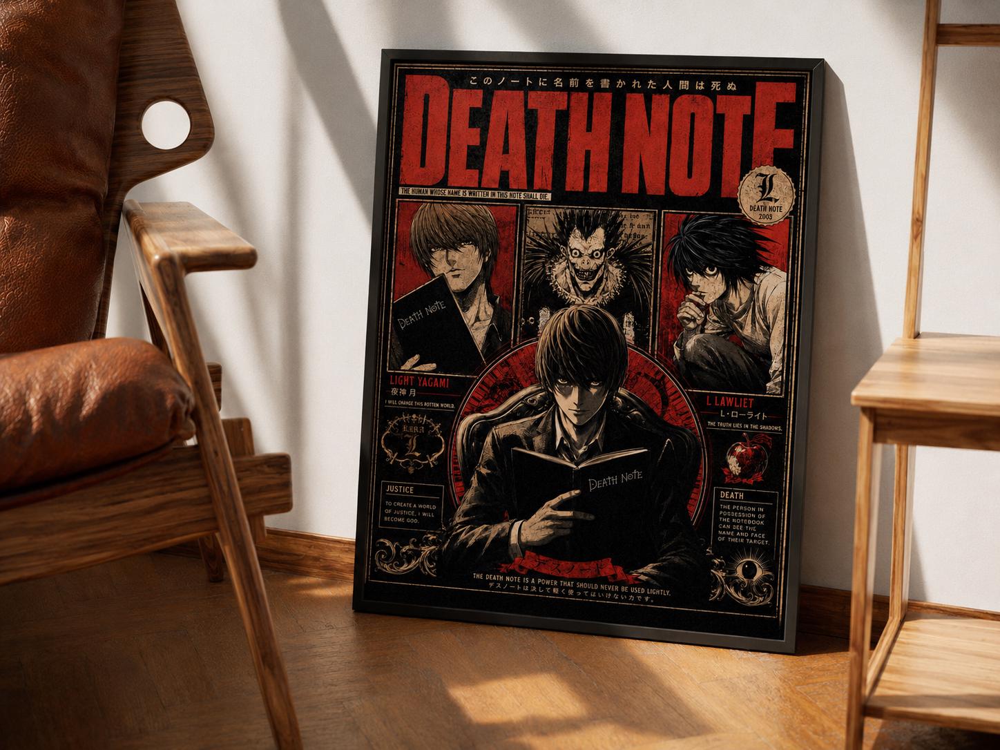 Death note poster - Etsy 日本