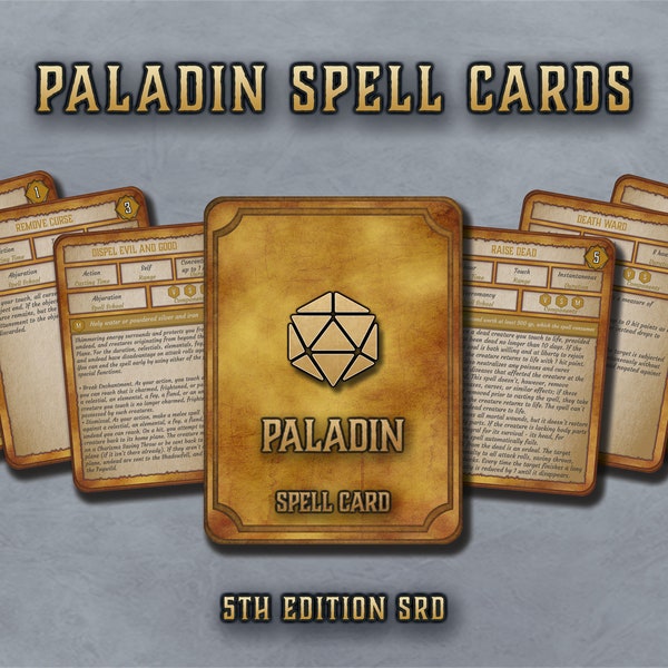 Paladin Spellbook Printables Etsy Paladin Spellbook Printables Etsy