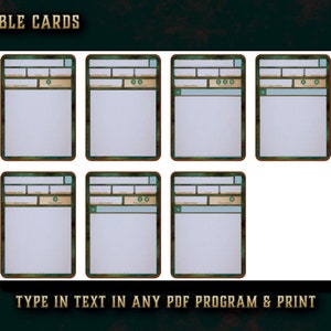Dnd Spell Cards for Every Class Character Spell Cards 5th Edition Board ...