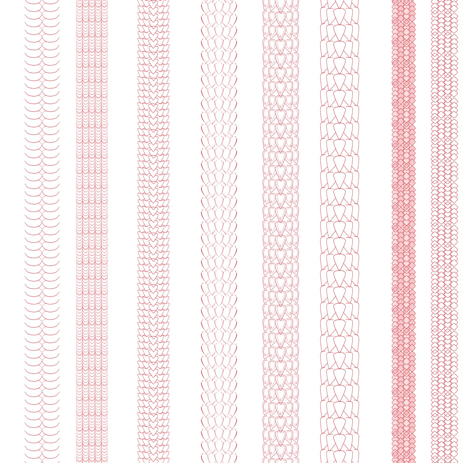 70 Procreate Scales Brushes hand Drawn snake Skin, Fish Scales/ Fish