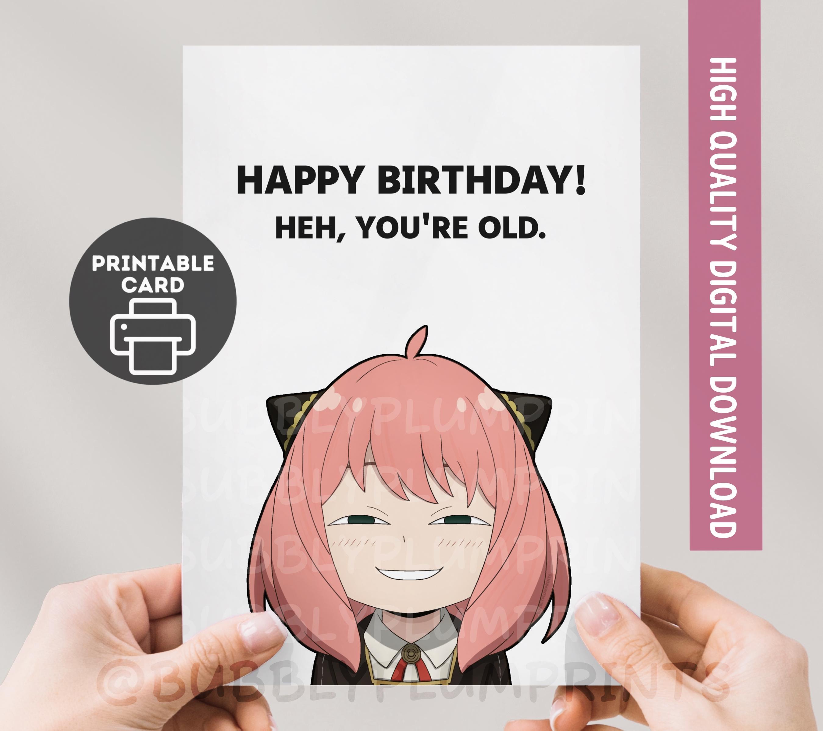 Spy x family greeting card - Etsy 日本