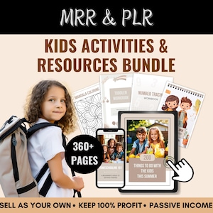 Risorse MRR, prodotti digitali PLR, pacchetto di attività di apprendimento per bambini con diritti di rivendita master, pacchetto di quaderni di lavoro per asili e scuole materne