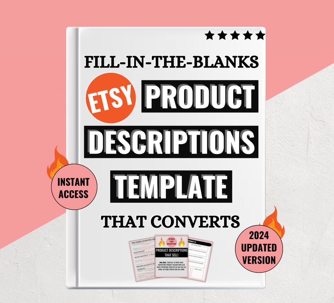 How to Write Product Descriptions for Etsy Listing Product Descriptions