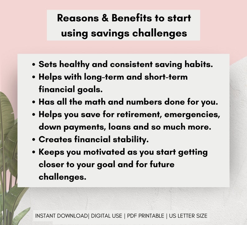 20000 Savings Challenge 20k in 6 Months Challenge Savings Tracker 26 ...