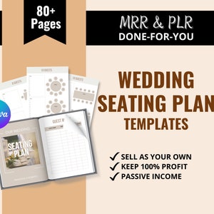 Hochzeitssitzplan mit Weiterverkaufsrechten, Hochzeitssitzordnung, Hochzeitssitzordnung, Hochzeitssitzordnung, MRR und PLR