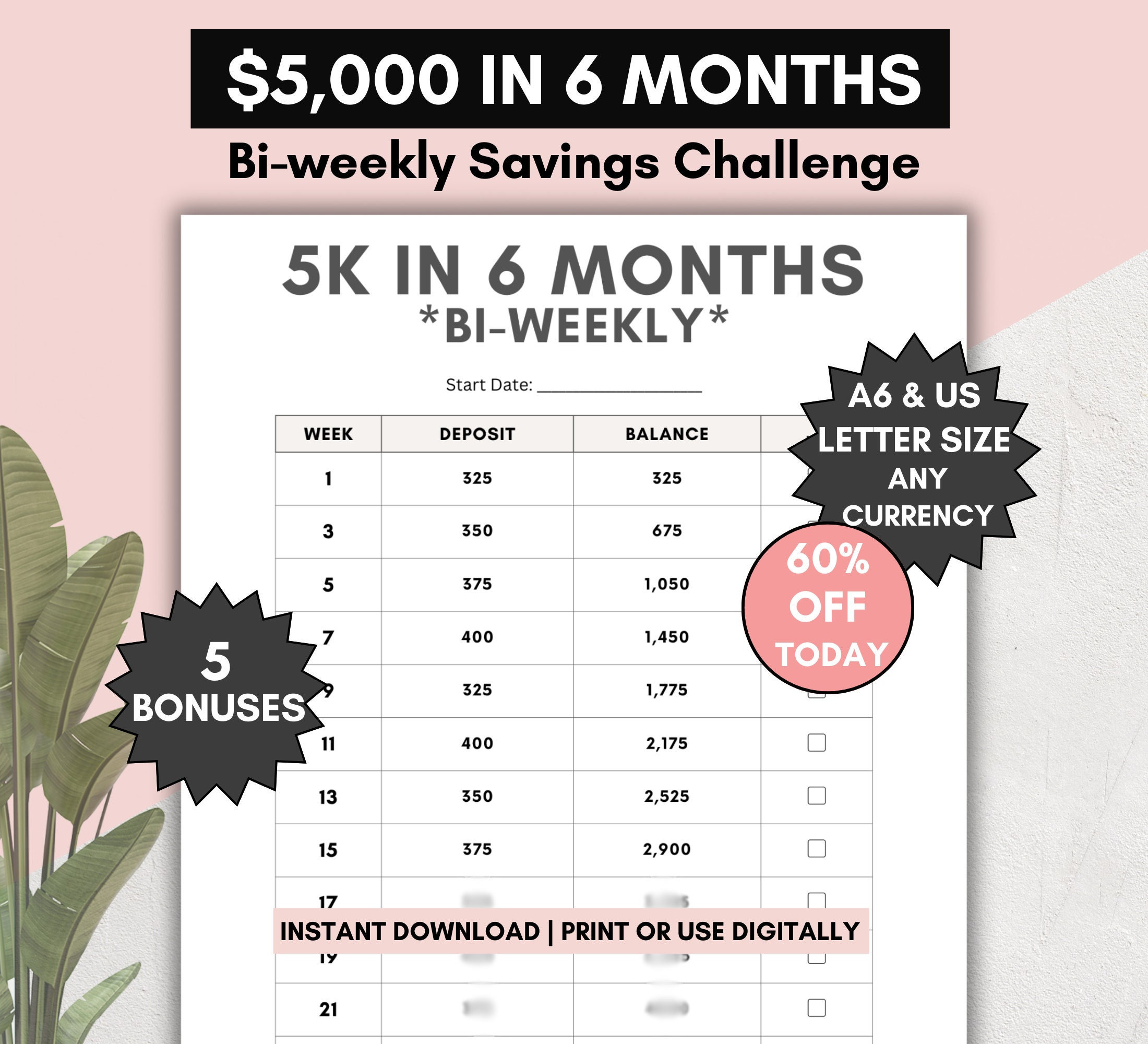 5k-bi-weekly-savings-challenge-save-5000-in-6-months-biweekly