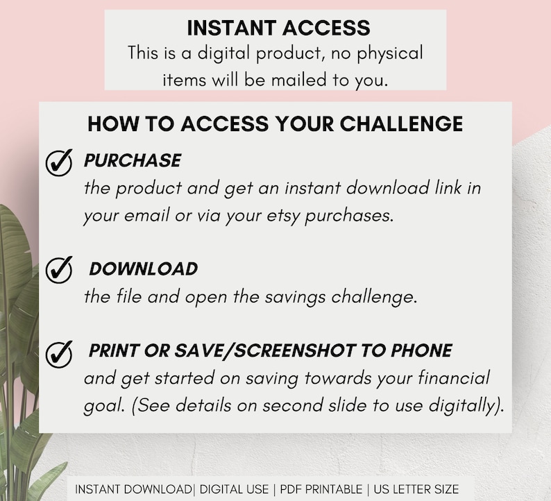 20000 Savings Challenge 20k in 6 Months Challenge Savings Tracker 26 ...