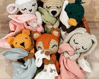 Crocheted Animal Lovey | Baby Gift | Baby Shower