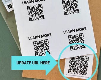 Qr Code Follow Label Programmable QR “follow Me” Stickers - Updateable & Customizable ...