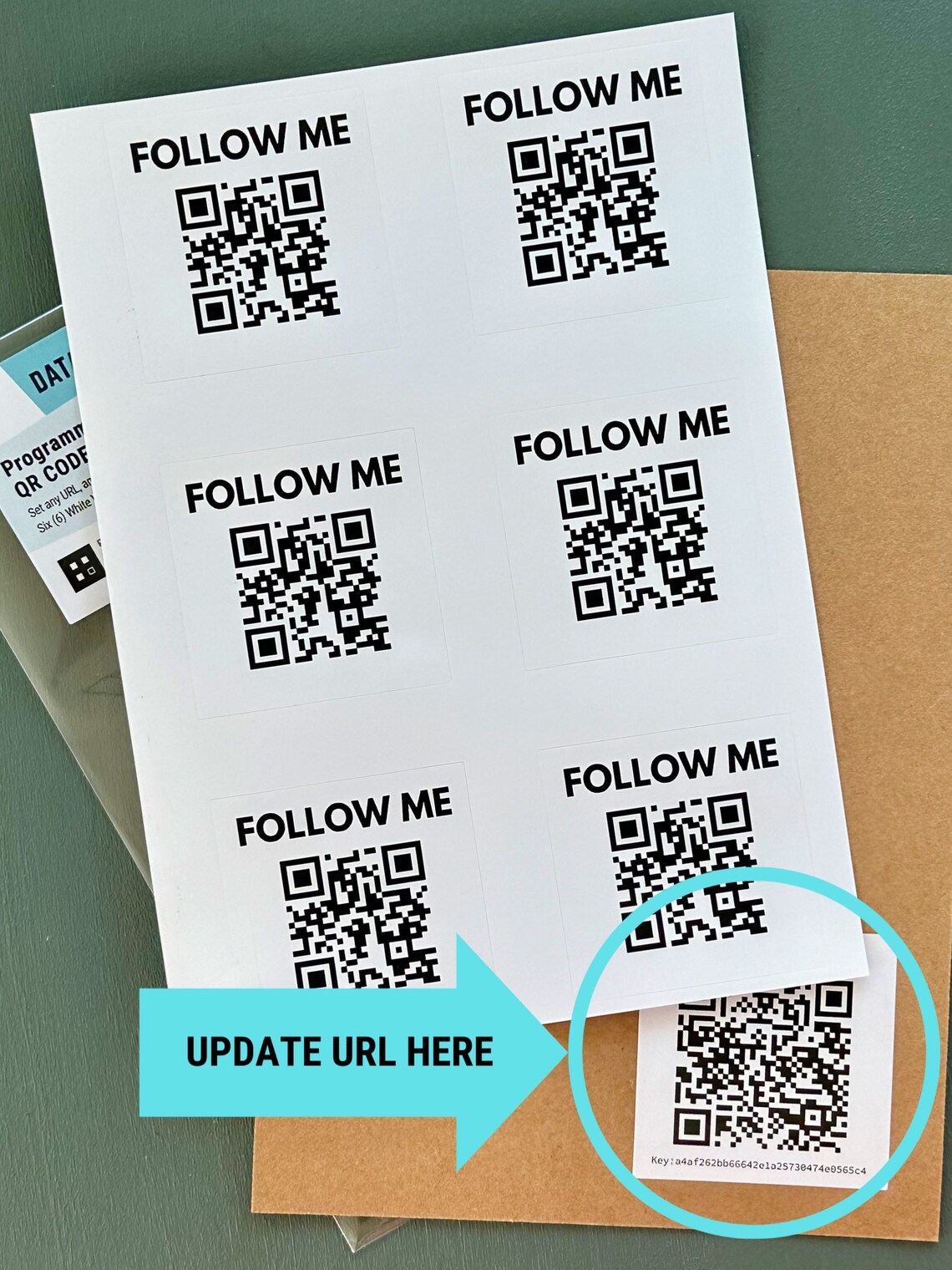 Qr Code Follow Label Programmable QR “follow Me” Stickers - Updateable & Customizable ...