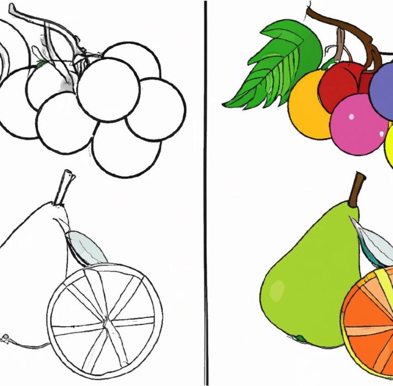 Coloring Pages With Examples - Etsy