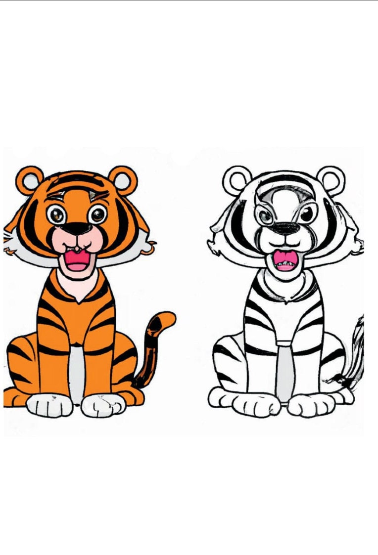 Coloring Pages With Examples - Etsy