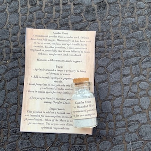 Goofer Dust – Traditional Baneful Powder for Crossing, Cursing, and Spiritual Reversal