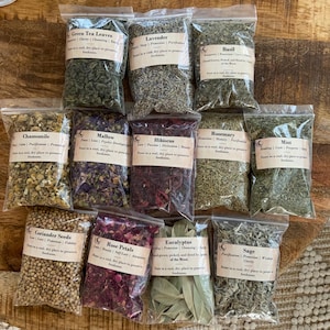 Witchcraft Herbs, Magical Herbs for Spells | Dried Ritual Herbs for Wicca, Pagan, Altar, Apothecary • Spell Jar & Candle Magic Supplies