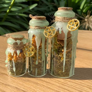 Custom Spell Jar – Handmade Witchcraft Jar for Your Chosen Intention | Wiccan Pagan Spell Bottle, Bespoke Witchy Gift