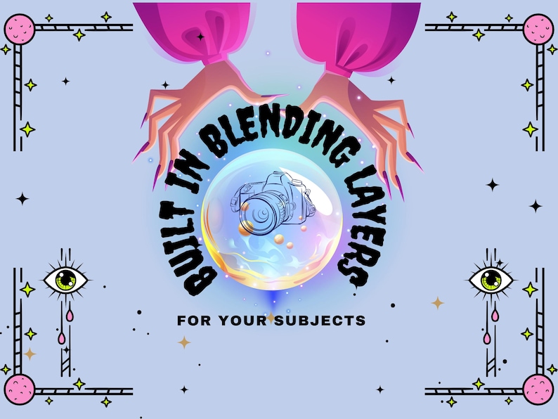 Witchy Background Composite Digital Backdrop Halloween