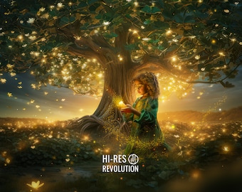 Giving Tree Digital Background: Fine Art Photoshop Overlay (Digital Download)