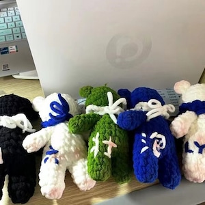 DIY Eistüte Amigurumi Häkelpaket Handgemachte Teddybär Amigurumi Häkelset