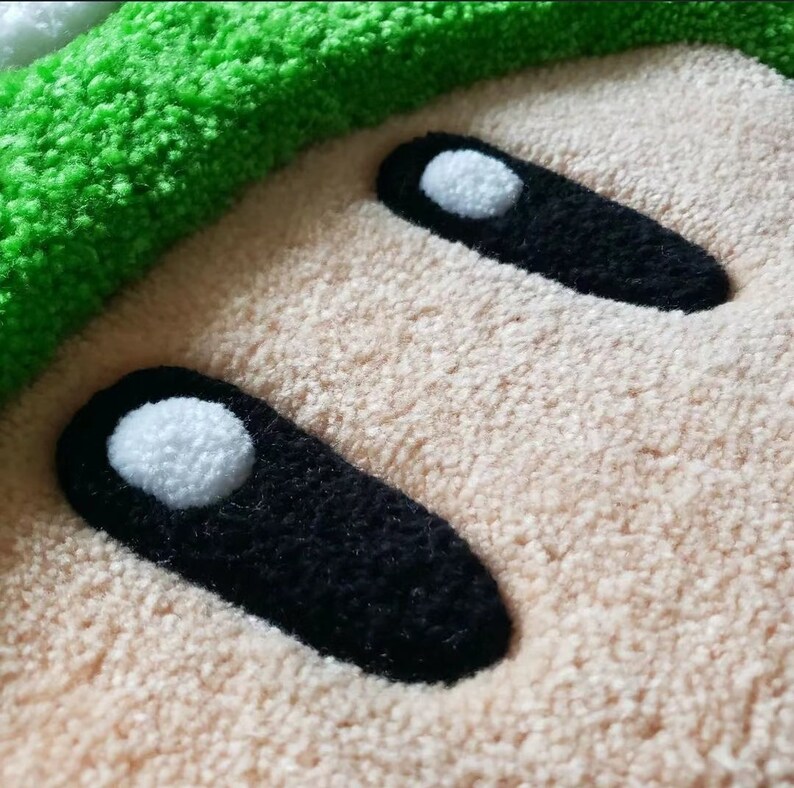Cute Funny Mushroom Tufted Carpet Detailed Design Video Game Rug - Etsy