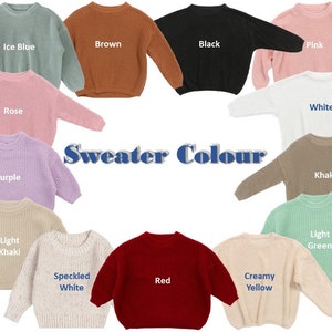 Cenione niestandardowe swetry dziecięce: spersonalizuj ich imię za pomocą wykwintnego haftu zdjęcie 6